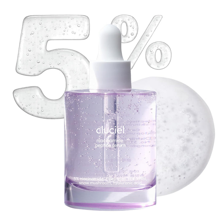 cluciel front bottle showing clean packaging and glass-skin benefit