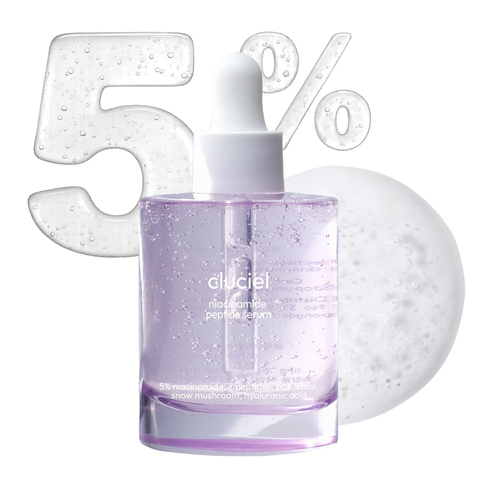 cluciel front bottle showing clean packaging and glass-skin benefit
