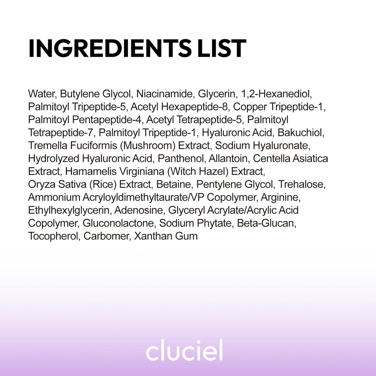 cluciel lifestyle bathroom counter scene promoting daily routine use