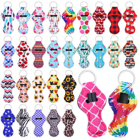 Cludoo front packaging showing 30 colorful chapstick holders and bulk value