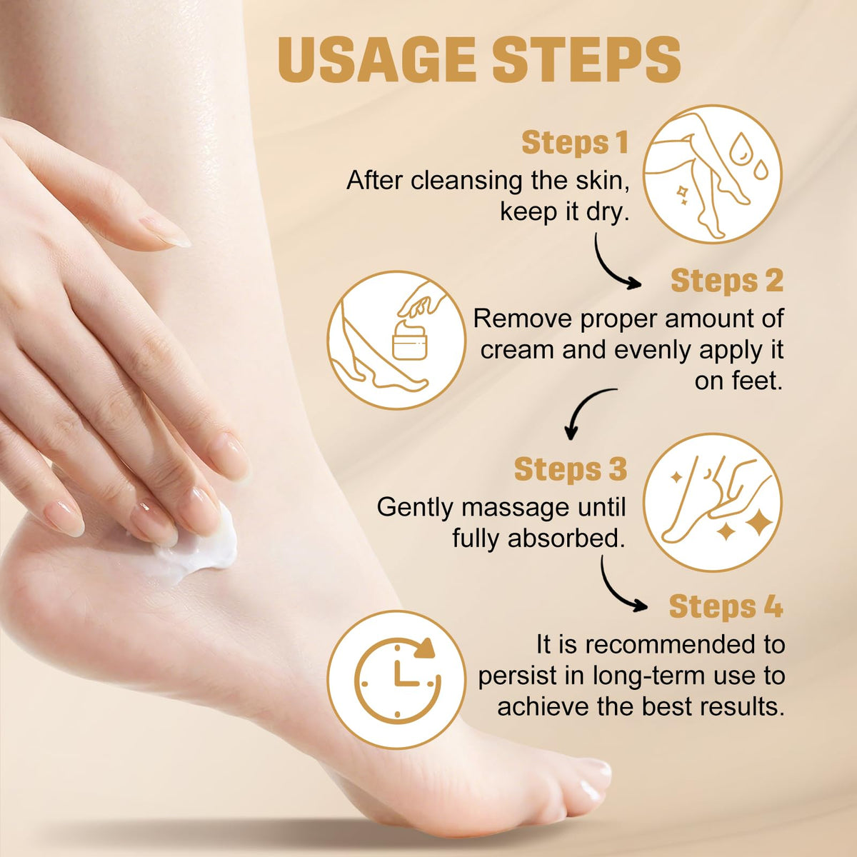 Clyecfra being applied to heel demonstrating callus softening and targeted care