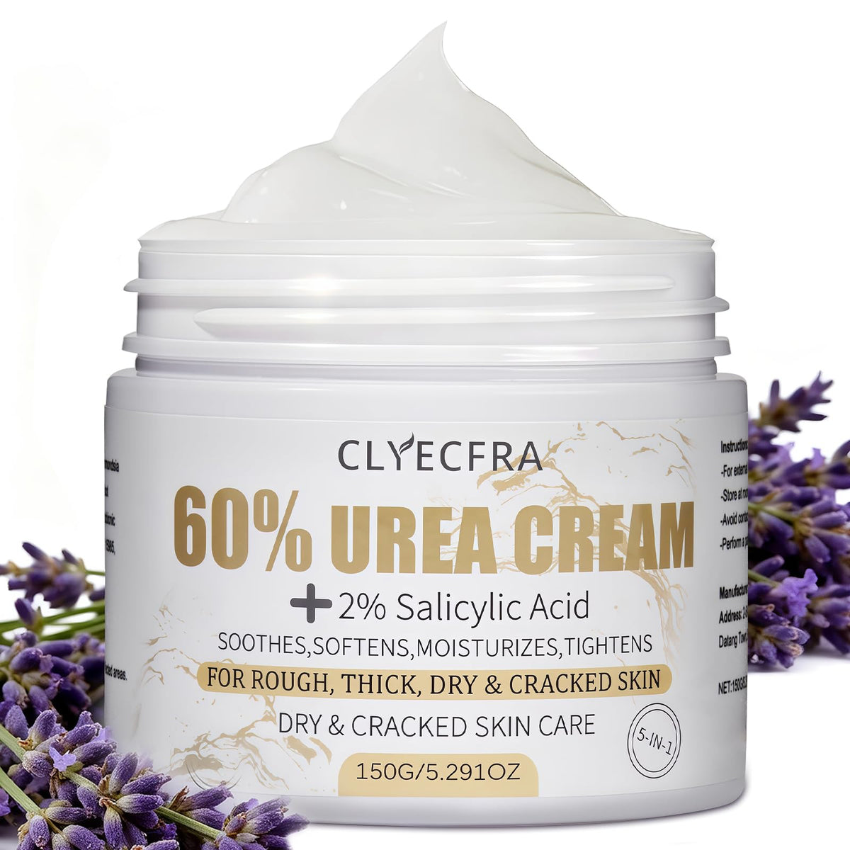 Clyecfra front tube showing 150g packaging and clear product branding benefit