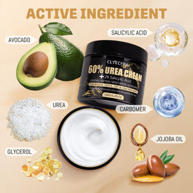 Clyecfra cream texture close-up showing smooth non-greasy finish and fast absorption
