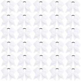CN front packaging showing 30 white cheer bows, easy bulk outfit solution