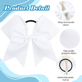 CN bow worn in ponytail during routine illustrating stability and visibility