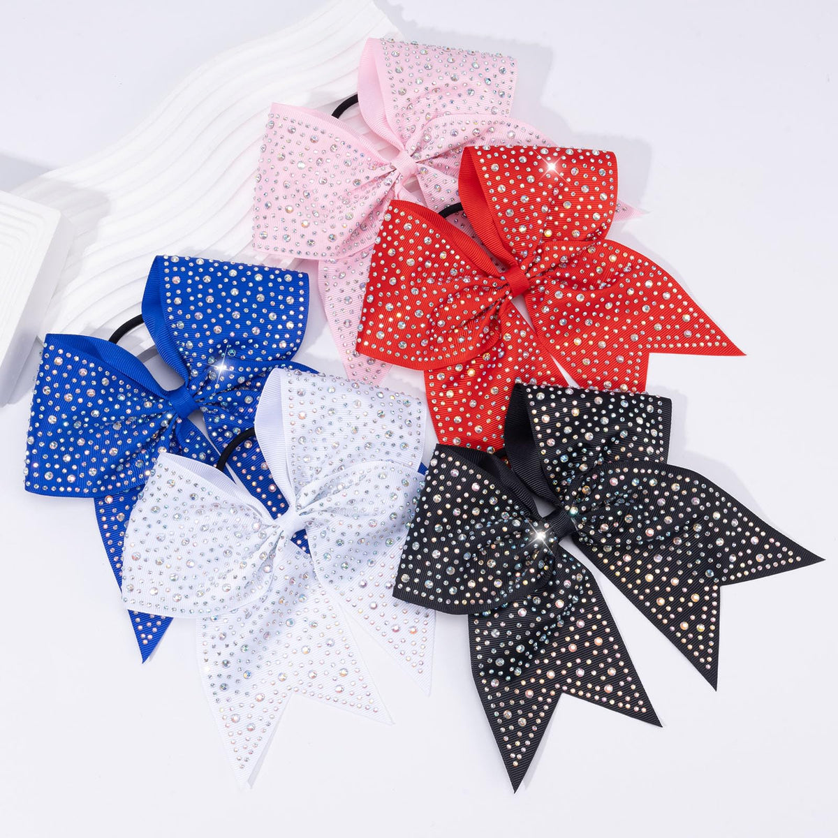 CN label and grosgrain ribbon texture demonstrating quality material and gentle feel