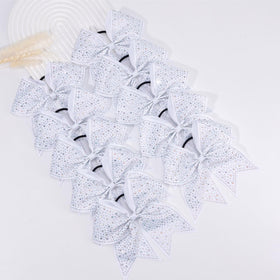 CN ten bows laid out to display matching set convenience for teams
