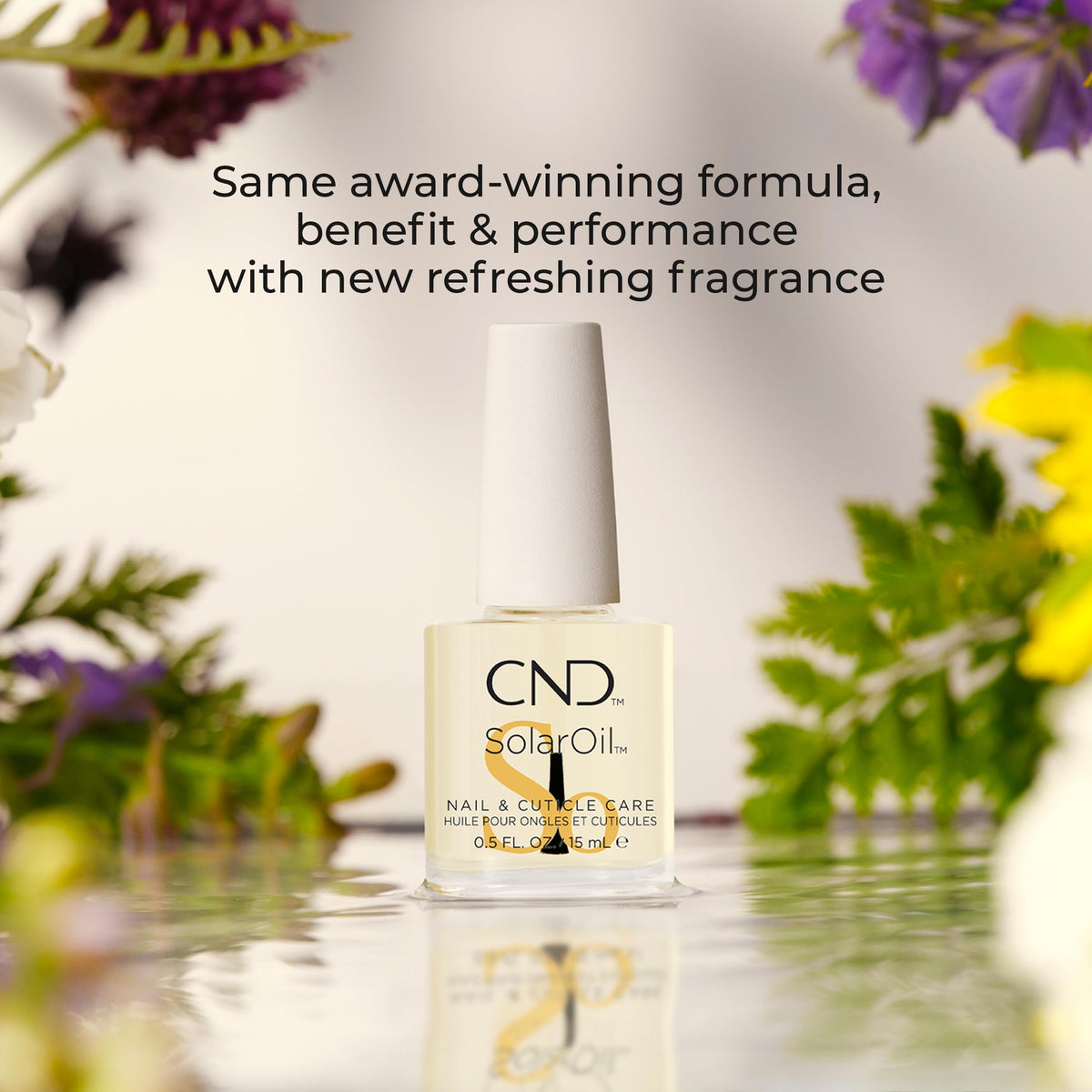 CND Cuticle Eraser rubbed on cuticle showing softened skin benefit