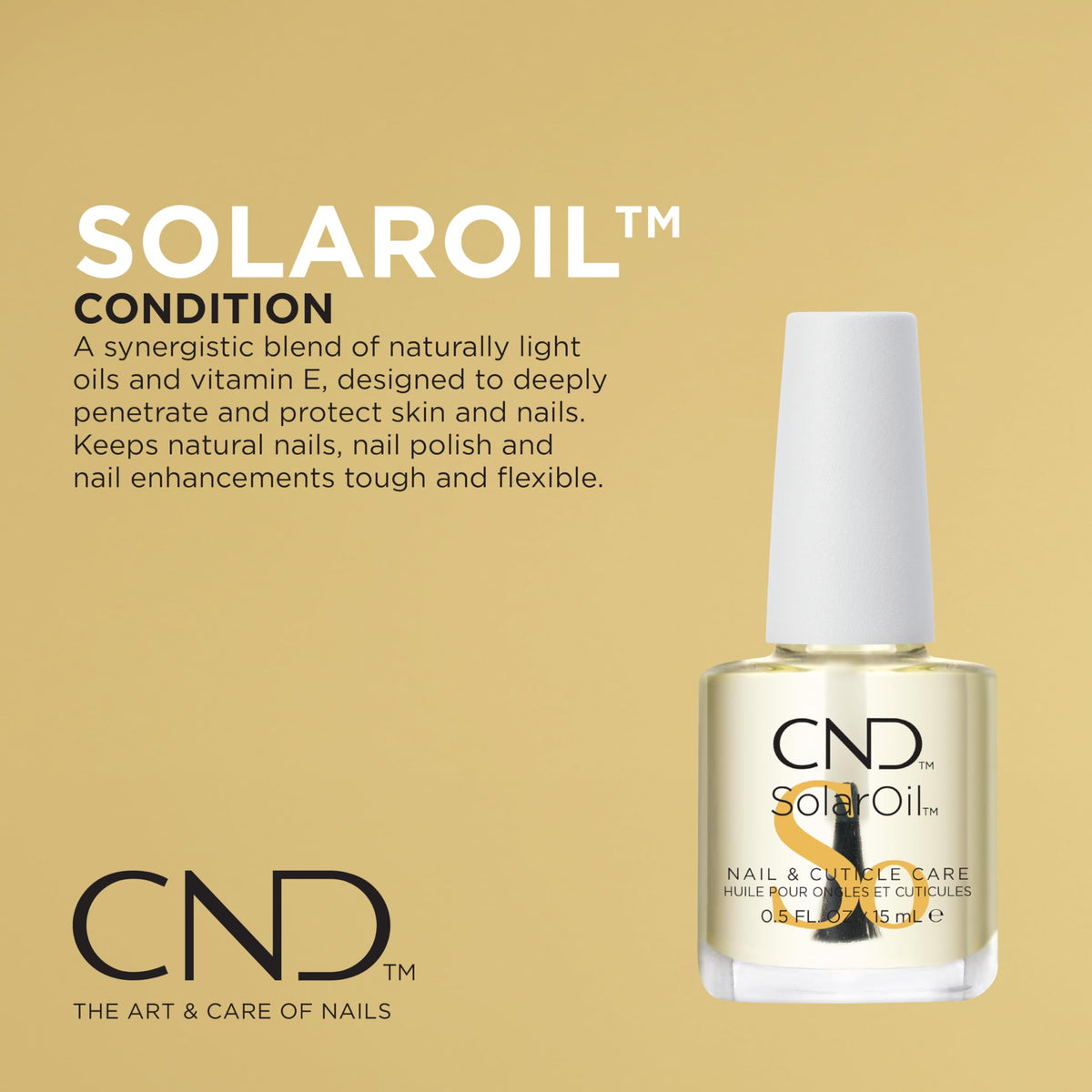 CND kit components in a manicure setup illustrating salon-style routine