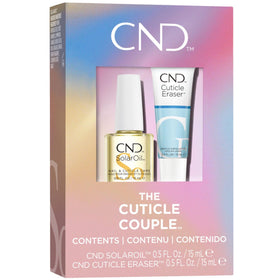 CND front packaging showing cuticle care duo and clear benefits