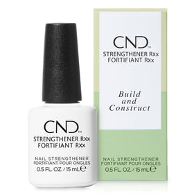 CND Strengthener RXx front packaging showing product and label benefits