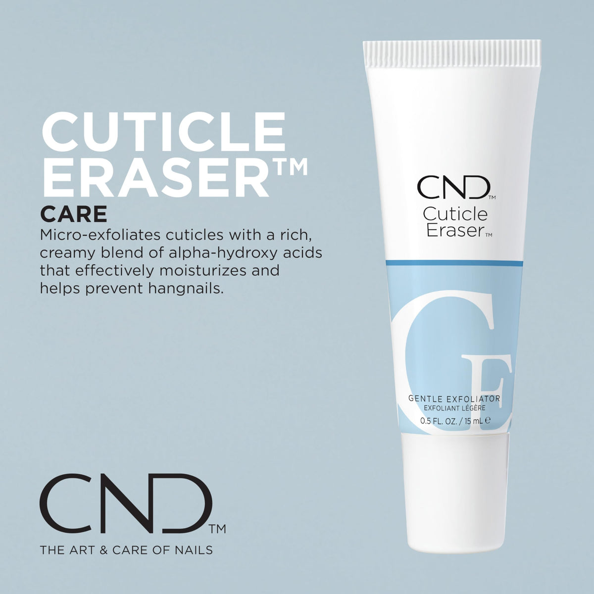 CND SolarOil bottle being applied to cuticle for deep jojoba hydration