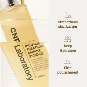 CNP 150ml size comparison showing actual bottle scale and travel-friendly benefit