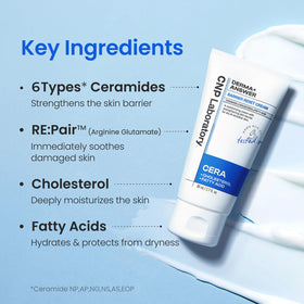 CNP Barrier Reset Cream before and after comparison highlighting improved skin barrier visual results