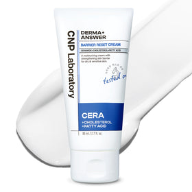 CNP Barrier Reset Cream front packaging showing jar and labeling for clear product ID and use