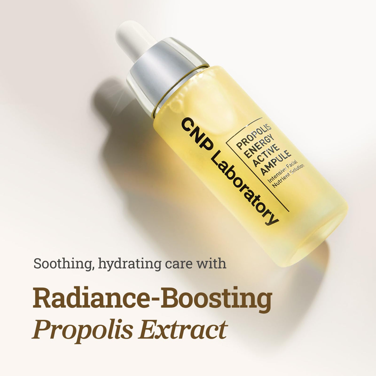 CNP dropper dispensing serum highlighting precise application and quick absorption benefit