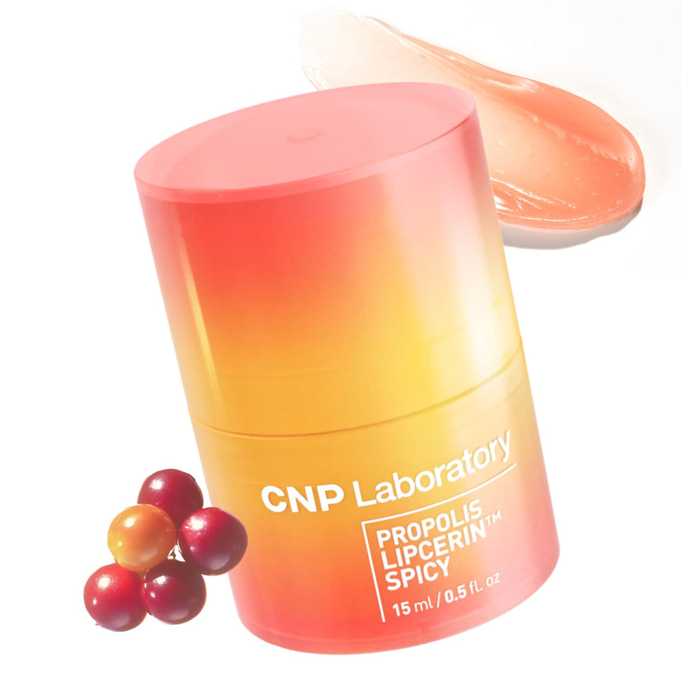 CNP front packaging showing compact propolis lip butter for travel convenience