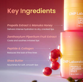 CNP lip butter on hand showing size comparison and easy portability