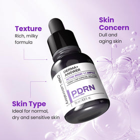 CNP droplets on skin demonstrating quick spread and immediate hydration benefit