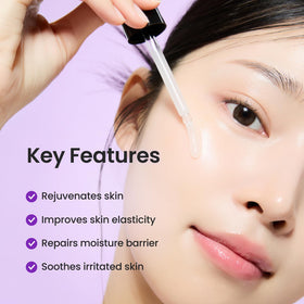 CNP close-up of serum texture showing lightweight sheen and fast absorption