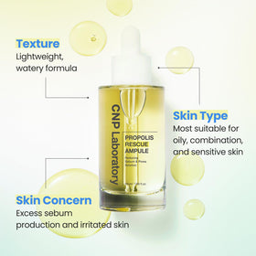 CNP bottle beside moisturizer demonstrating layering in a skincare routine