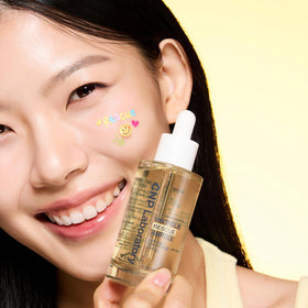 CNP serum texture drop on fingertip showing lightweight, fast-absorbing feel