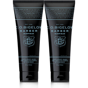 C. O. Bigelow front bottle view highlighting label and benefit of dual use