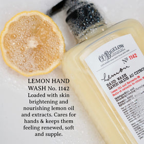 C.O. Bigelow pump and label close-up highlighting easy dispensing and clear ingredients
