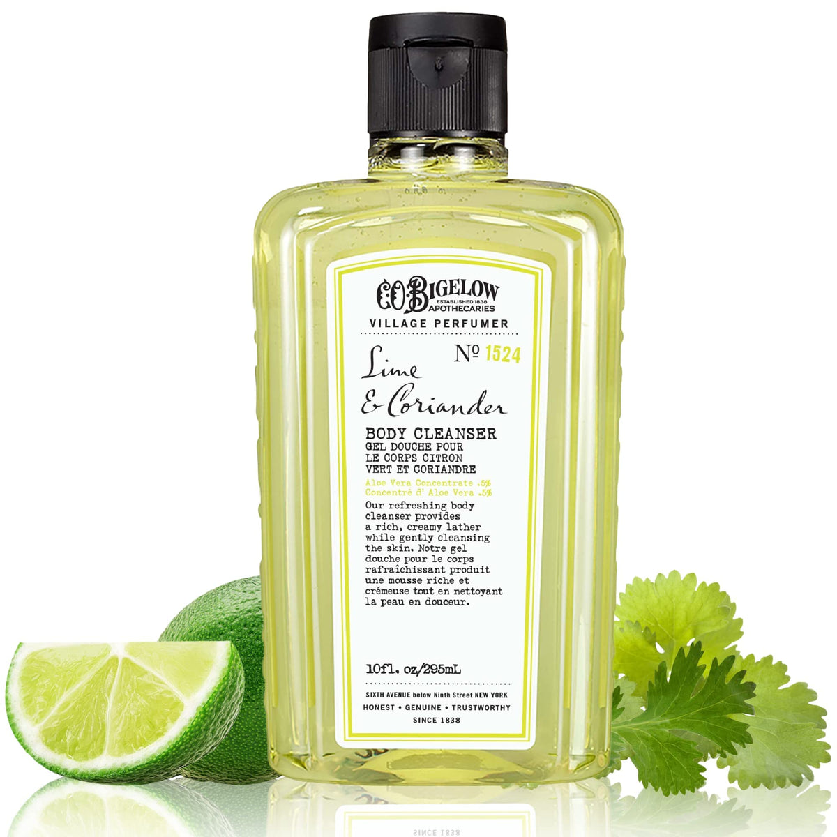 C.O. Bigelow front packaging showing bottle and product name for quick ID and appeal