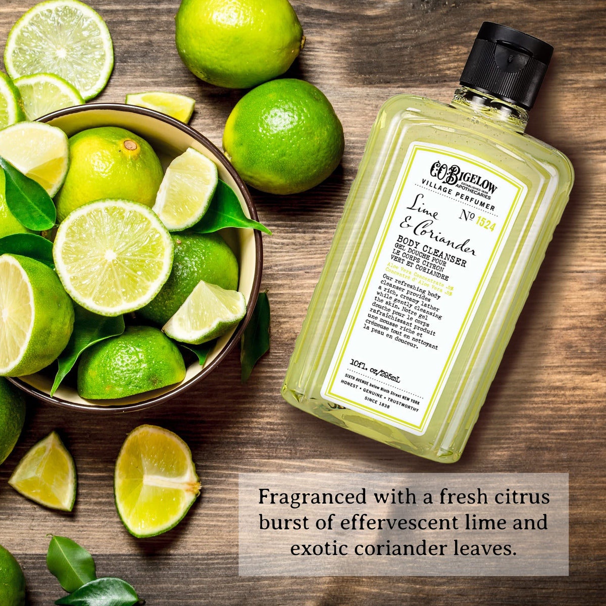 C.O. Bigelow rich lather texture close-up demonstrating foam and gentle cleanse