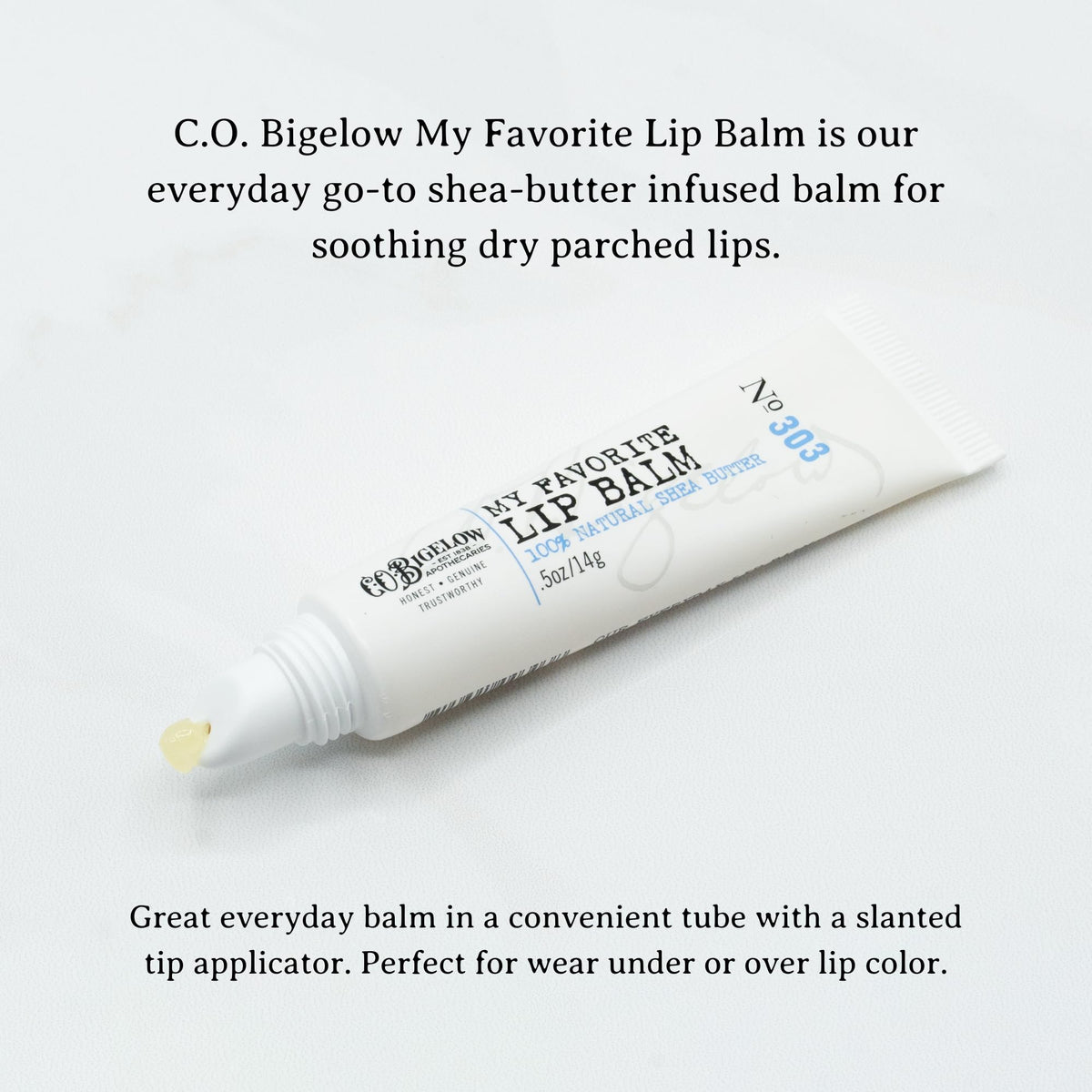 C.O. Bigelow Rose Salve close-up highlighting rich texture and soothing power