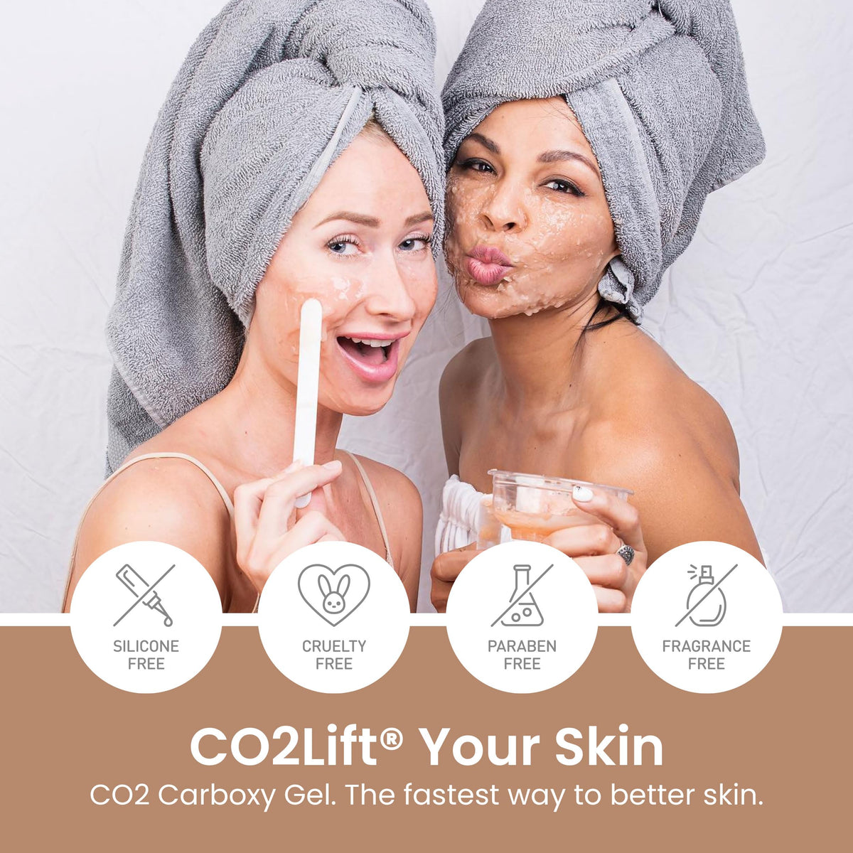 CO2Lift after treatment skin appears firmer and more radiant