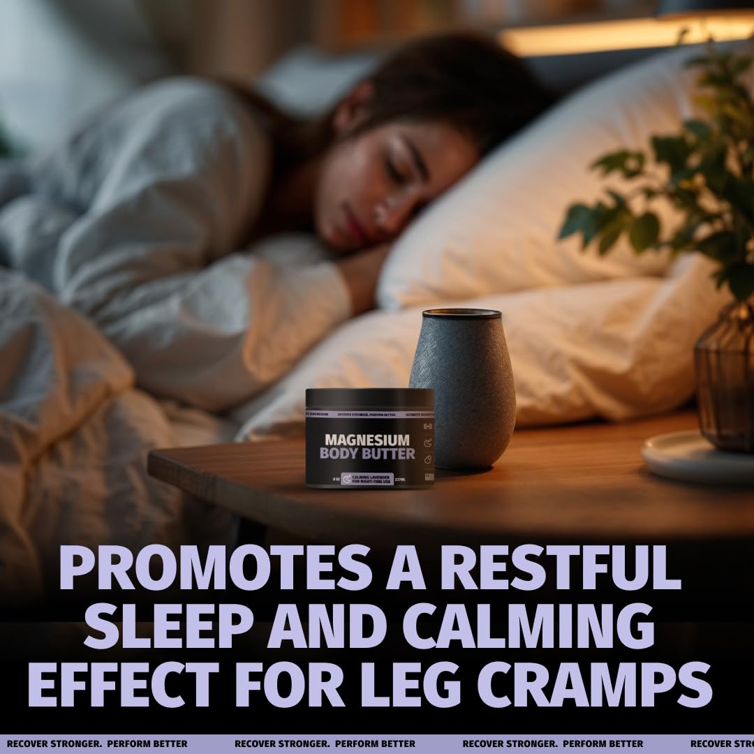 Coach Soak applied to leg during self-massage to ease muscle tension
