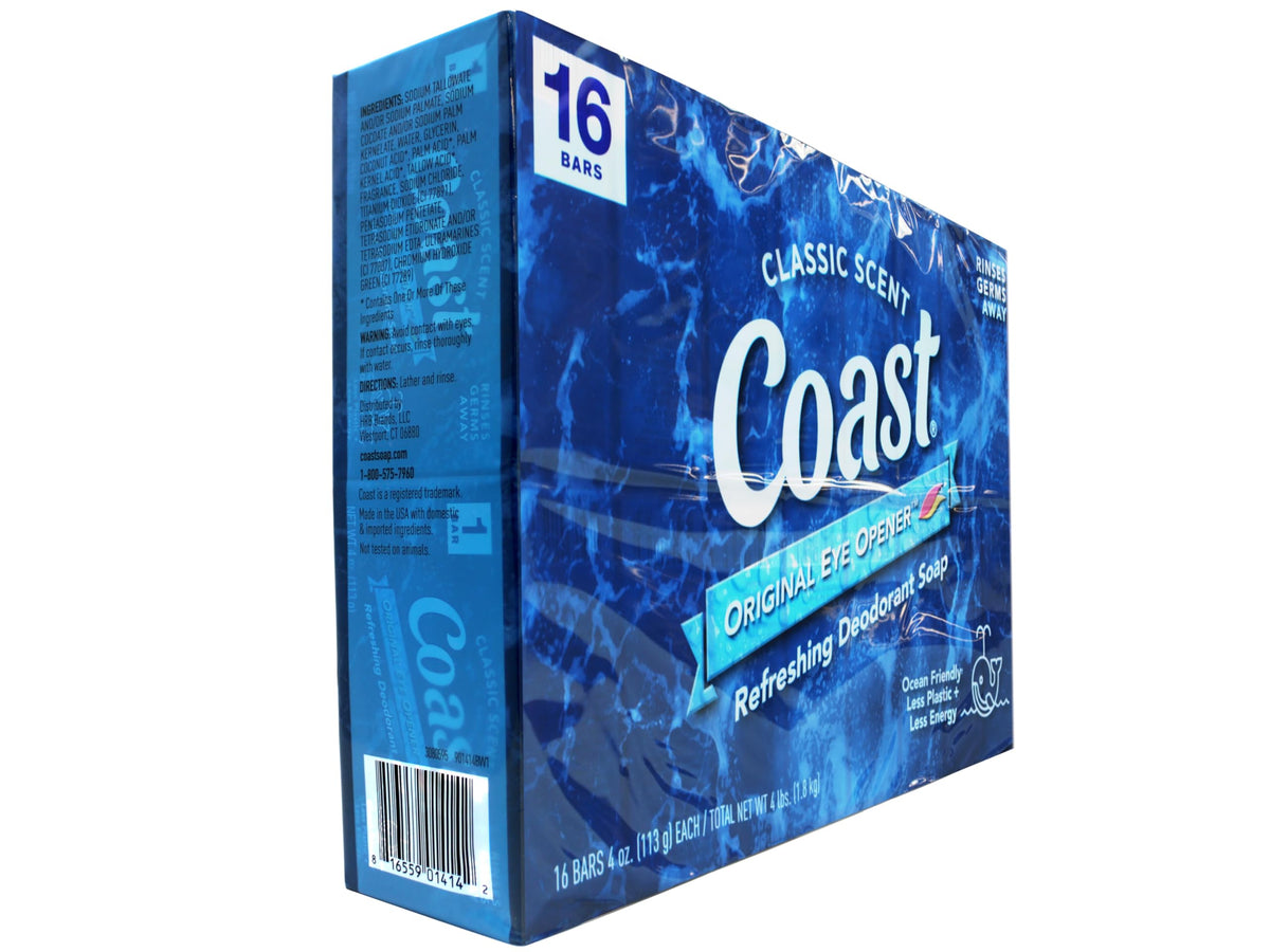Coast bar in shower lifestyle scene conveys refreshing scent and daily use