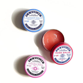 C. O. Bigelow using salve on cuticles to soften skin and protect nails