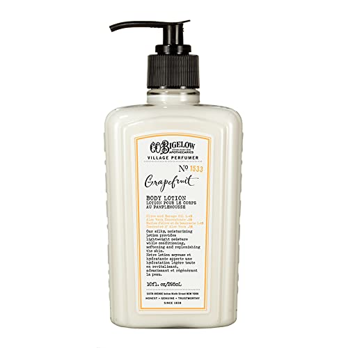 C. O. Bigelow in-hand application showing fast absorption and soft feel