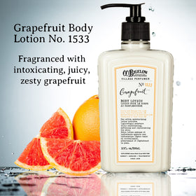 C. O. Bigelow lotion texture swatch showing lightweight, non-greasy finish