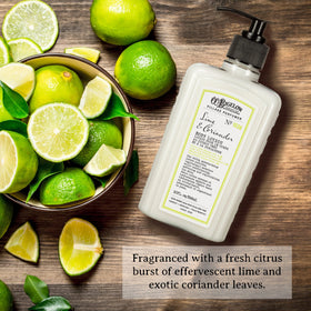 C. O. Bigelow lotion texture close-up showing lightweight, fast-absorbing finish