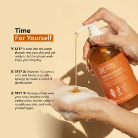 COCAY HOALA VIETNAM ingredients flatlay with turmeric and centella benefits