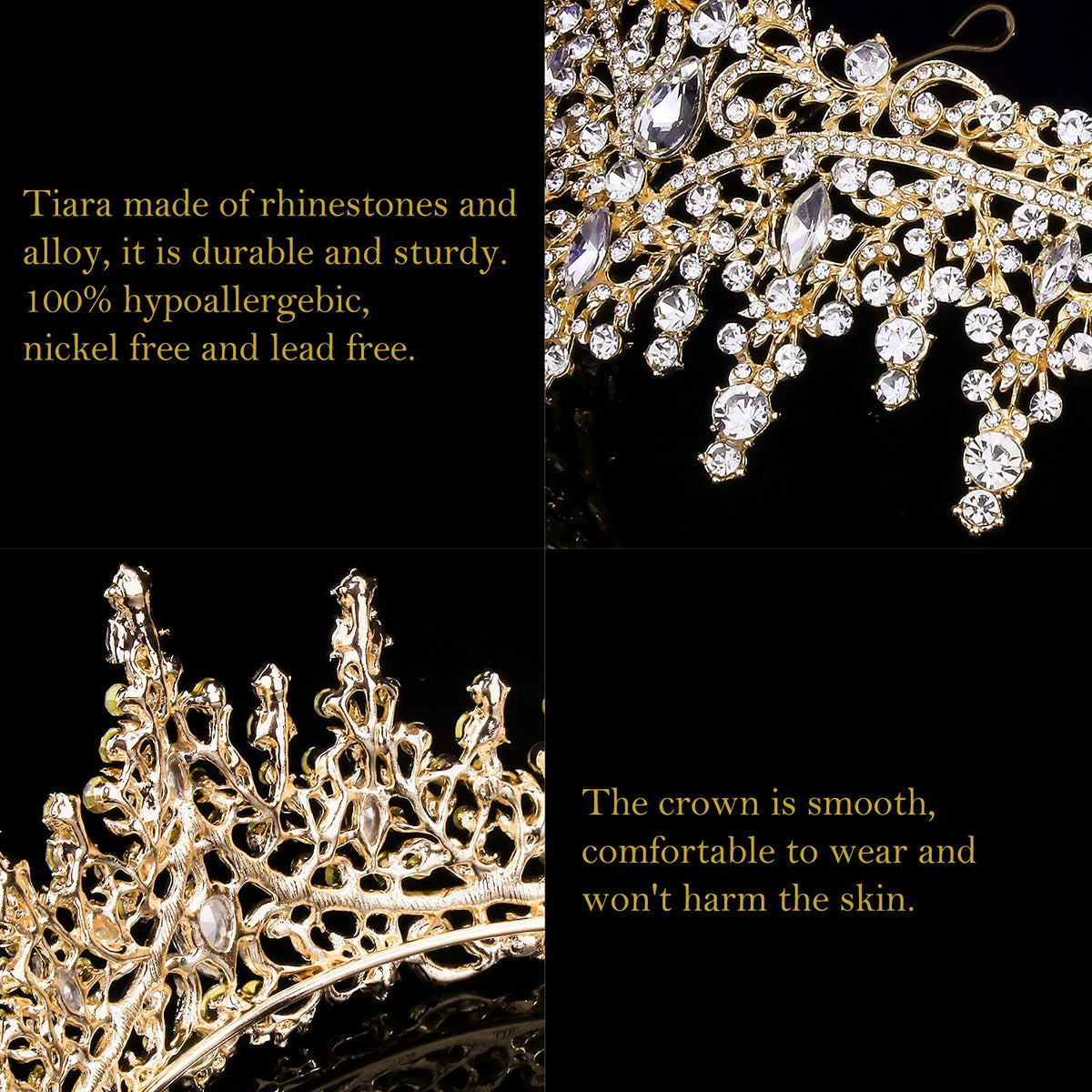 COCIDE tiara on bride in wedding setting enhancing ceremony elegance