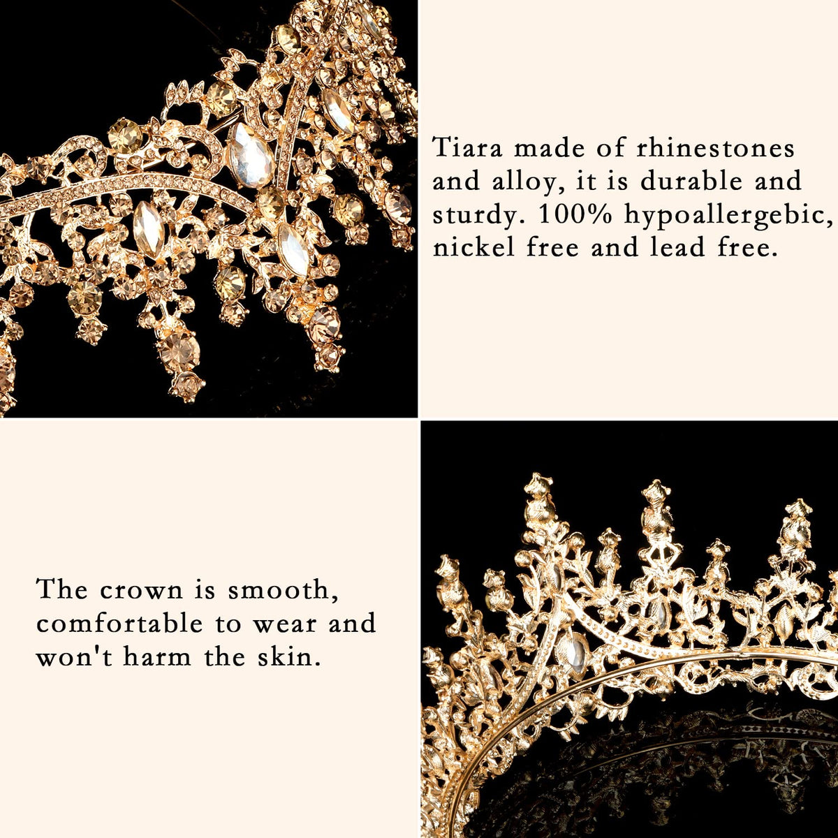 COCIDE tiara in wedding scene enhancing bridal look with sparkle