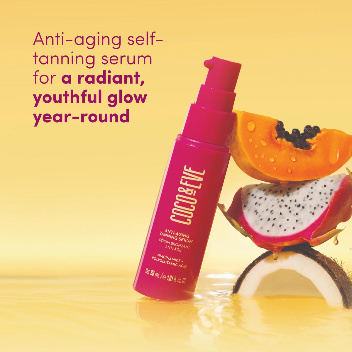 Coco & Eve applied to hand demonstrating even coverage and buildable bronze