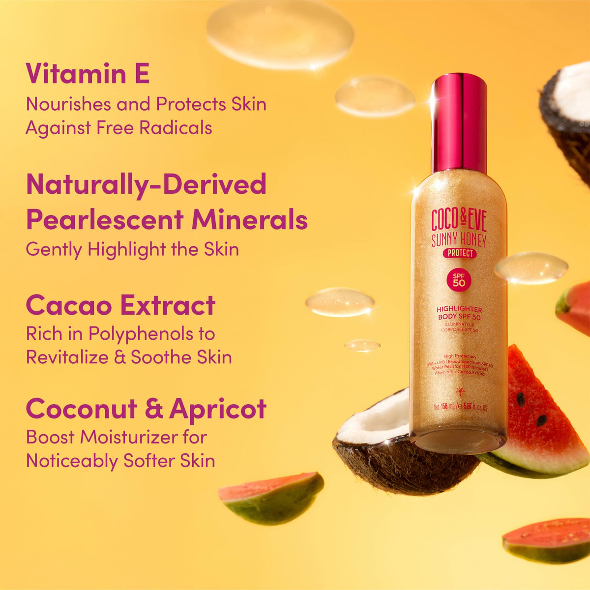 Coco & Eve held in hand for size and scale and portable protection benefit