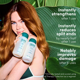 Coco & Eve close-up hair cuticle smoothness showing texture improvement
