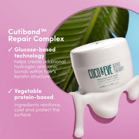 Coco & Eve before and after hair results for visible repair