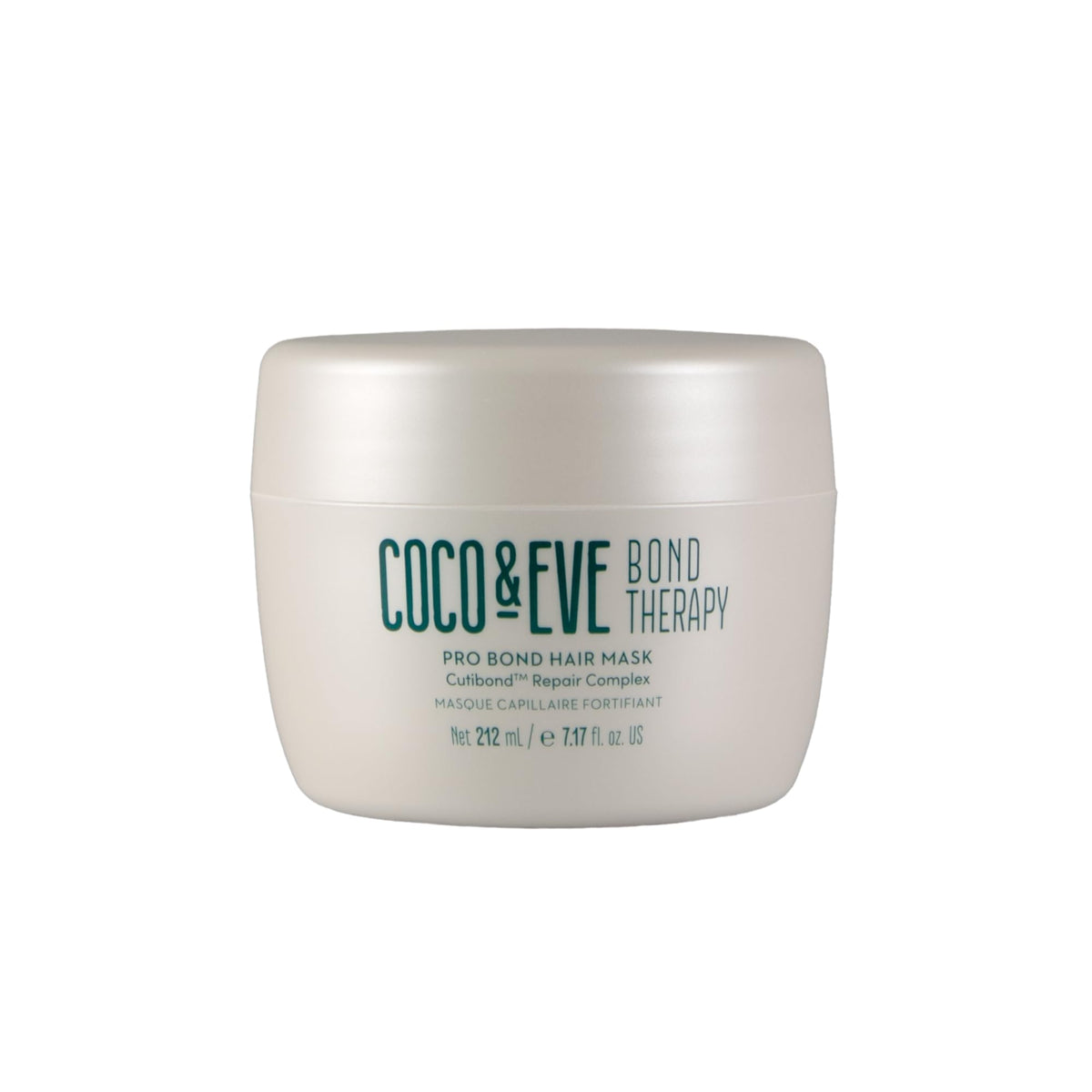 Coco & Eve jar front view showing product and benefits