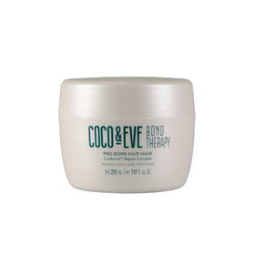 Coco & Eve jar front view showing product and benefits