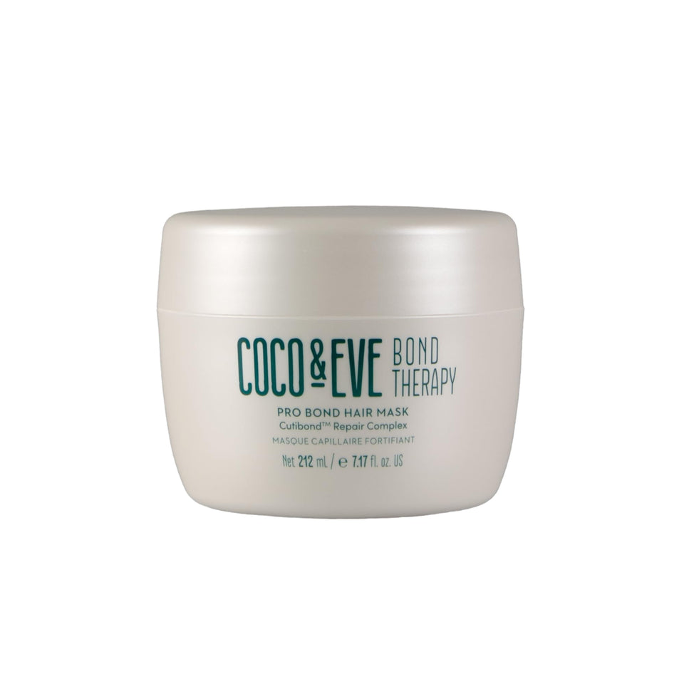 Coco & Eve jar front view showing product and benefits