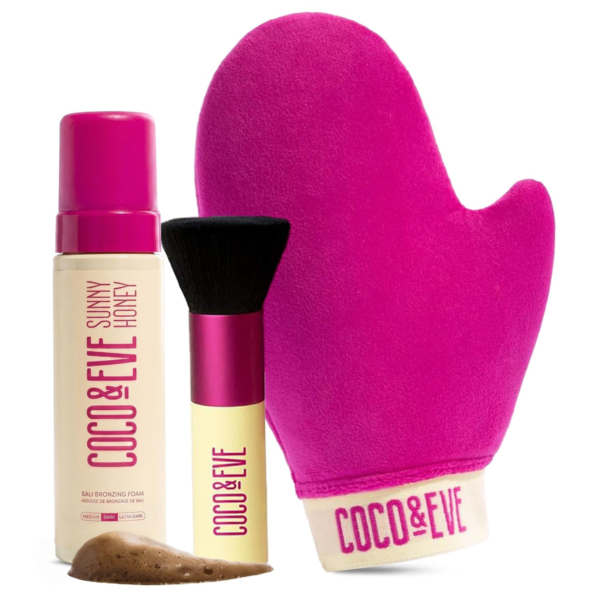 Coco & Eve bottle front packaging showing product and branding for easy ID