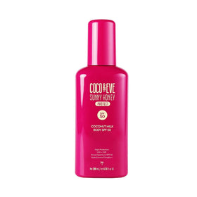 Coco & Eve front packaging showing SPF 50 and hydrating benefits